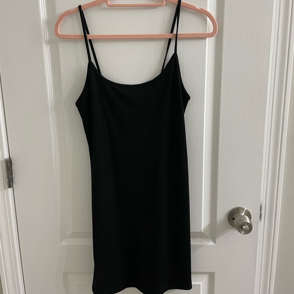 Black Forever21 ribbed dress, size M, worn once